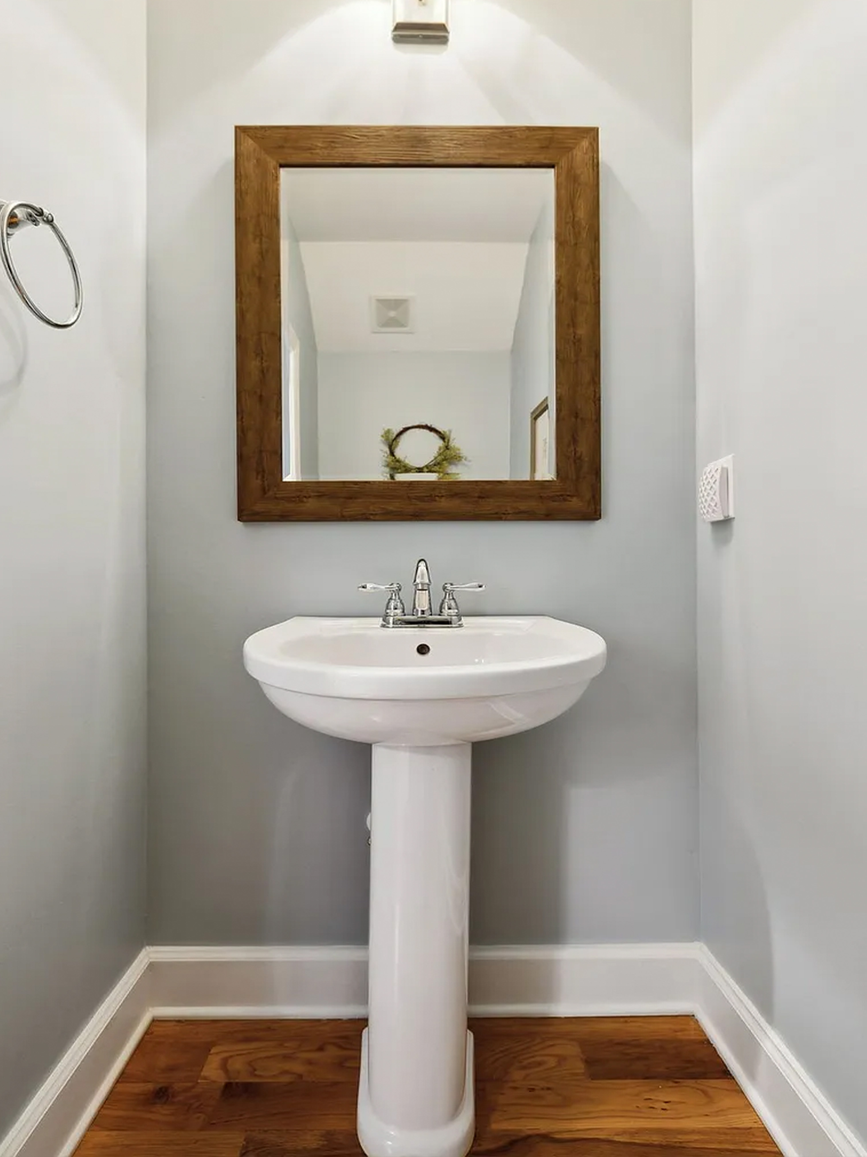 Before — Powder Room Staging Update — Nashville, TN — The Fig & Dane