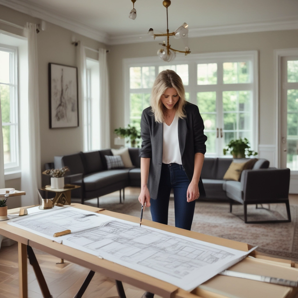 Staged Nashville home interior — The Fig & Dane