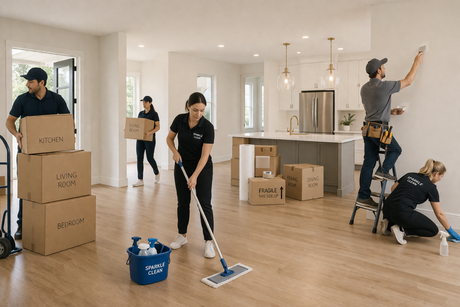 Move-out preparation Nashville TN closing day services